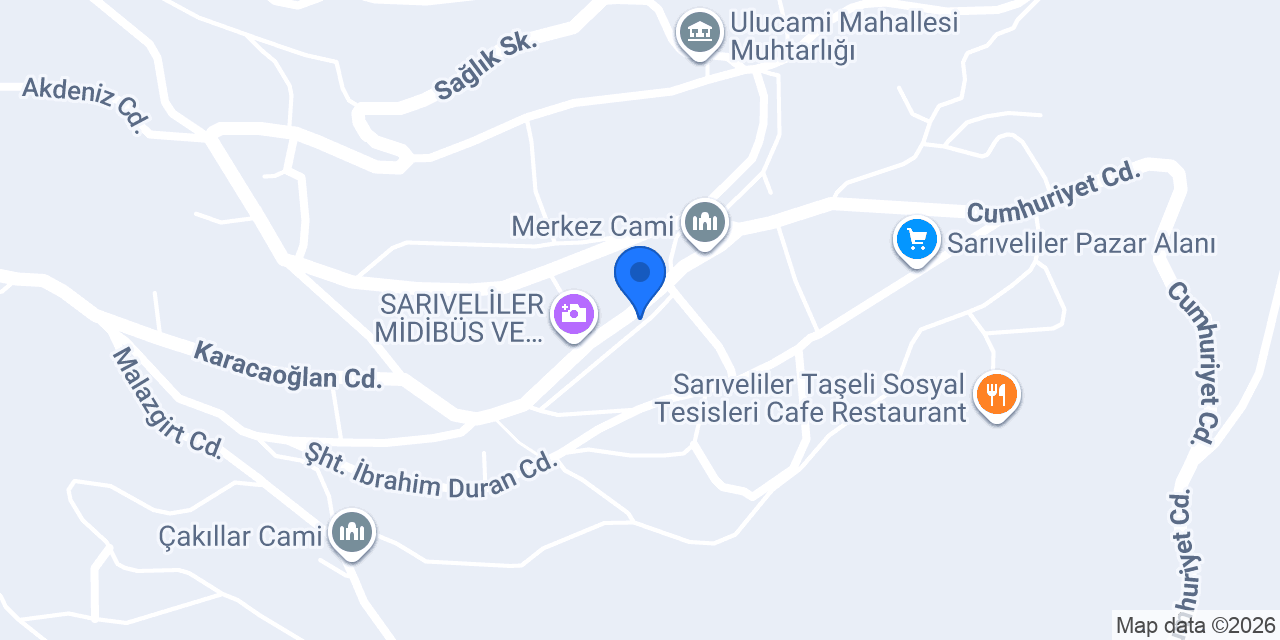 Ayyildiztesisat konumu
