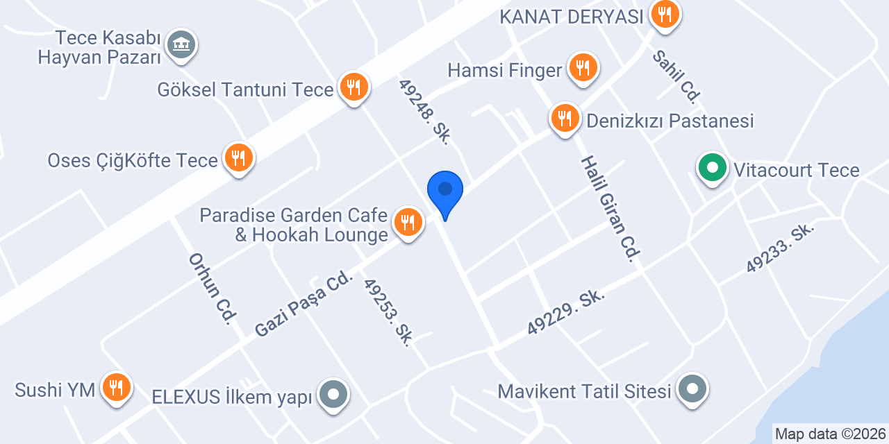 Ehli Antep Tece konumu