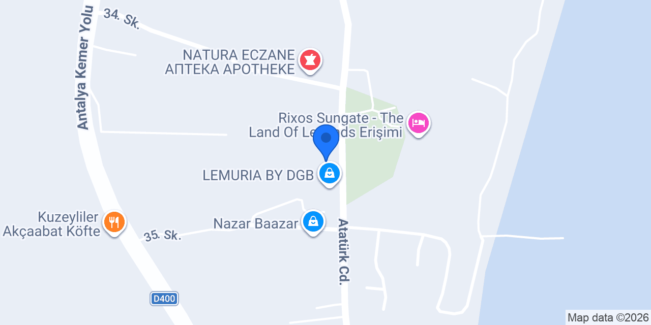 Natural Bazaar konumu