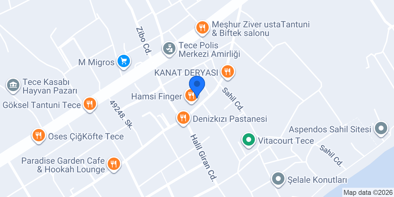 Tece Komagene Etsiz Çiğ Köfte konumu