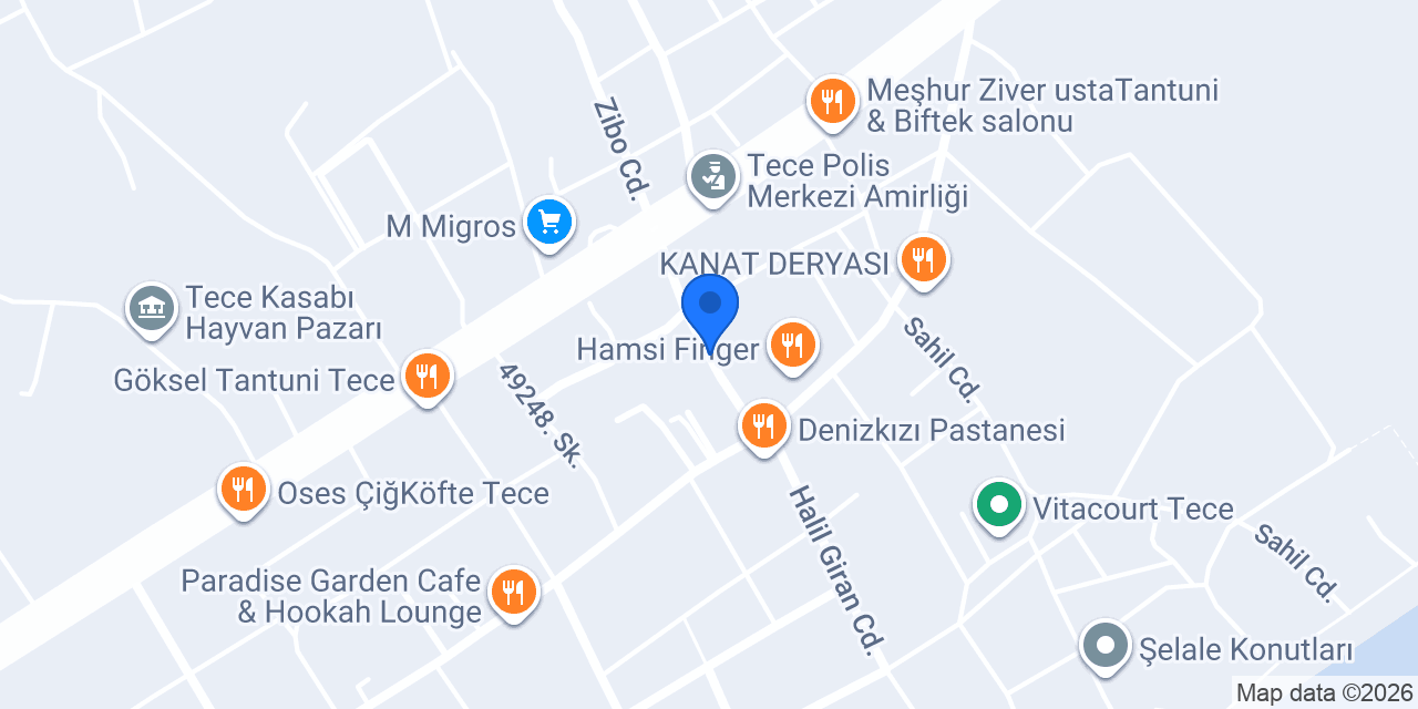 27 Tece kebap salonu konumu