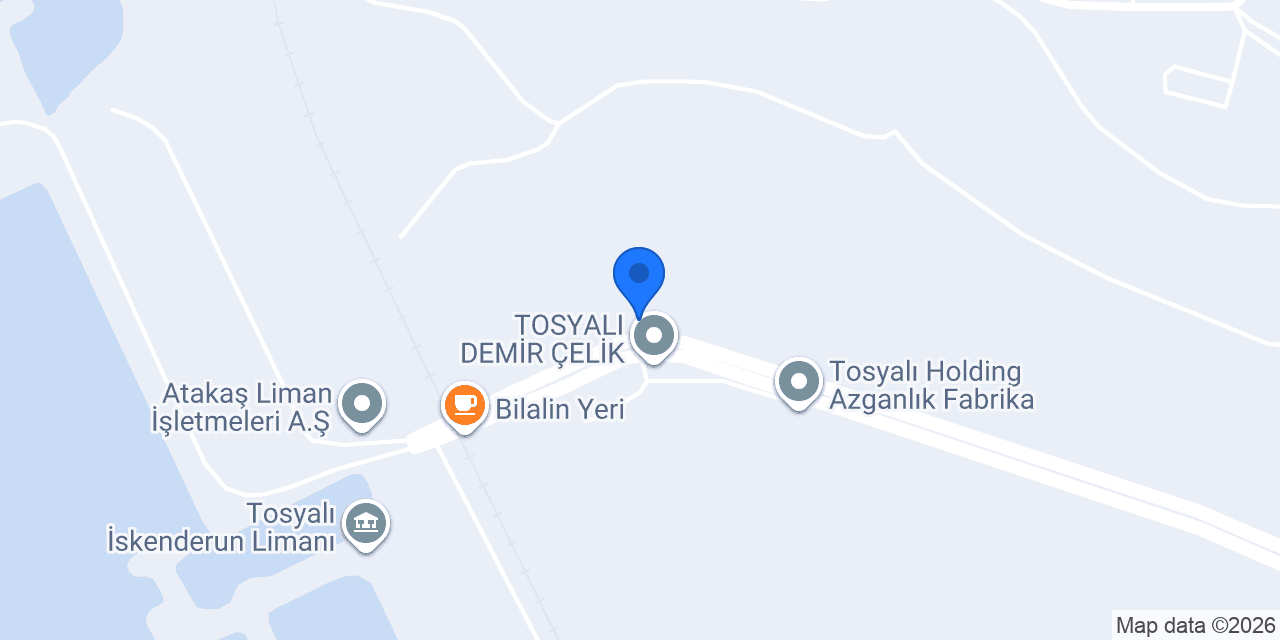 Atakaş Azganlık Çelik Servis Merkezi konumu