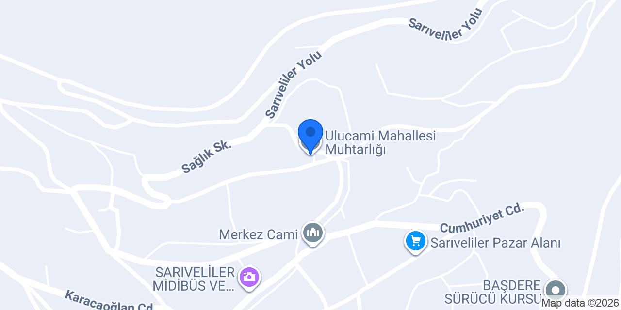 Karakaya Mahallesi Muhtarlığı konumu