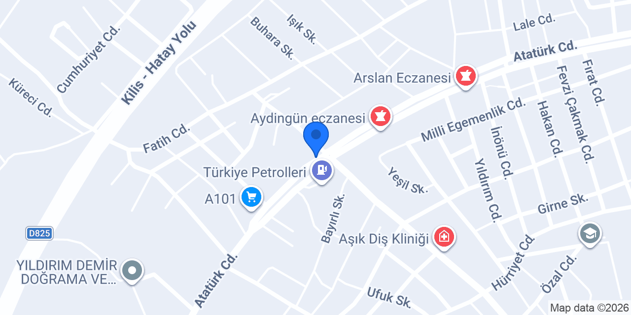 Çağlak Oto Lastik Tamir konumu
