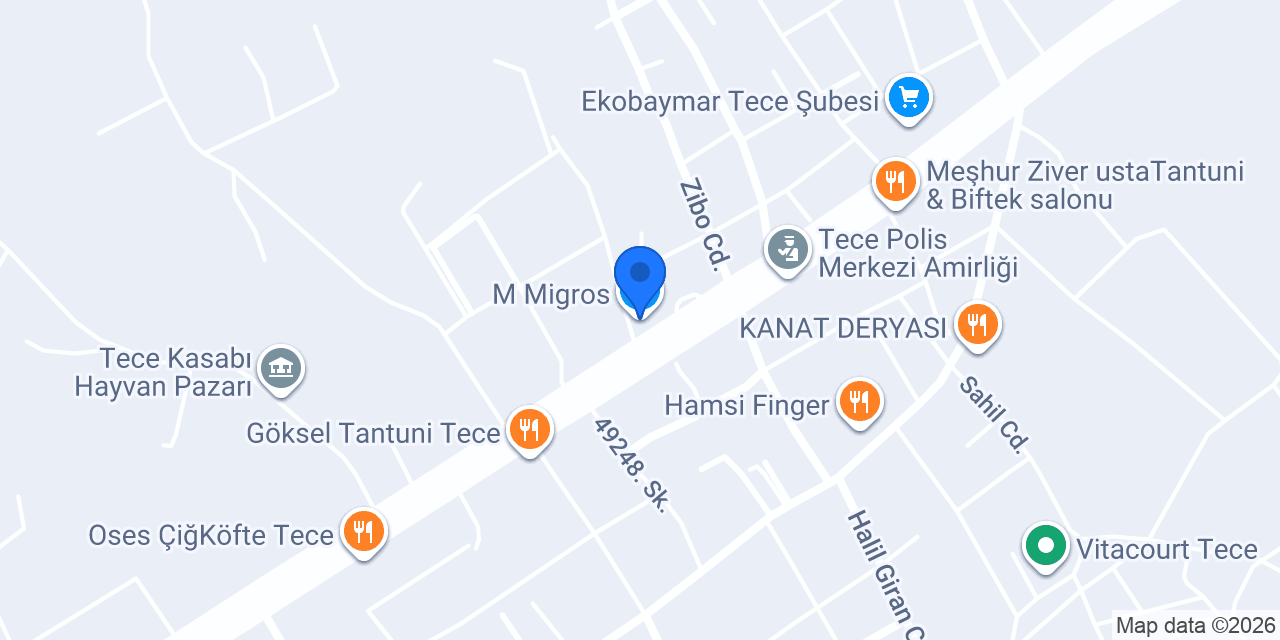M Migros konumu