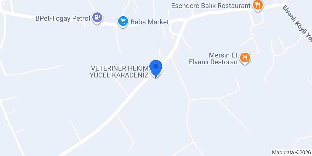 VETERİNER HEKİM YÜCEL KARADENİZ konumu