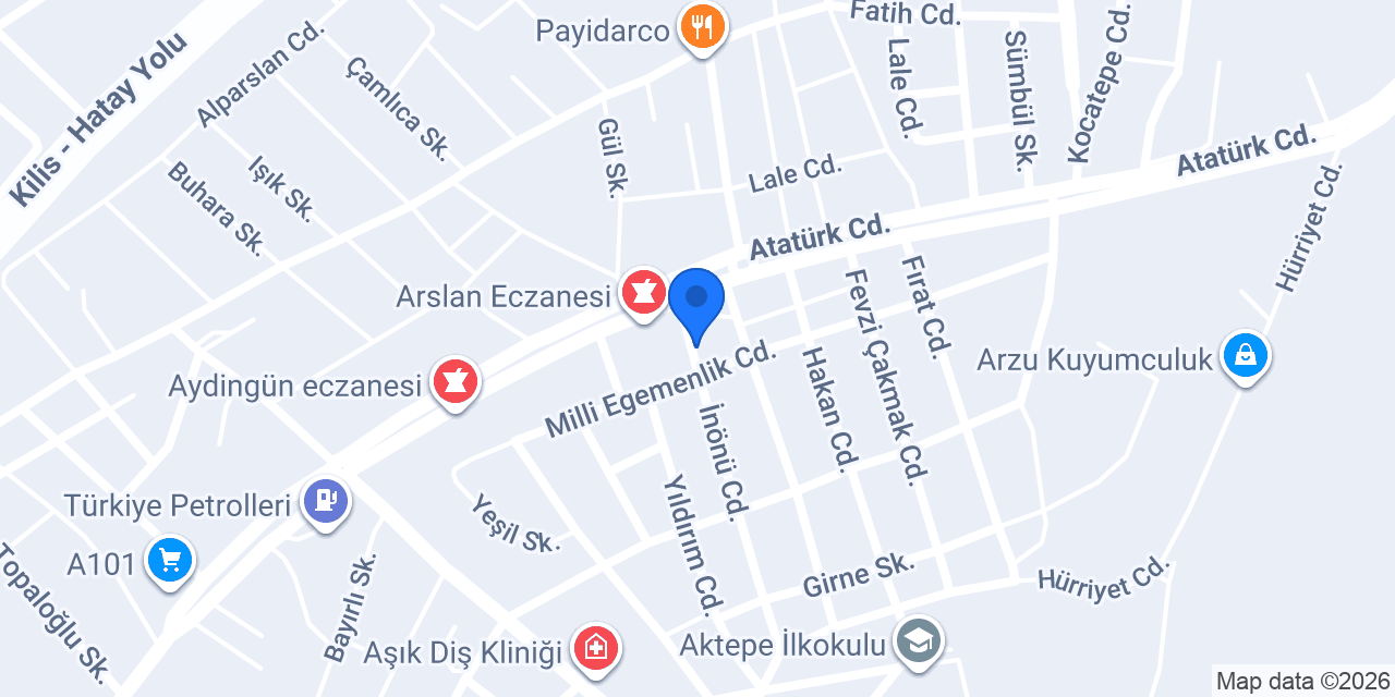 Çavaş Ticaret konumu