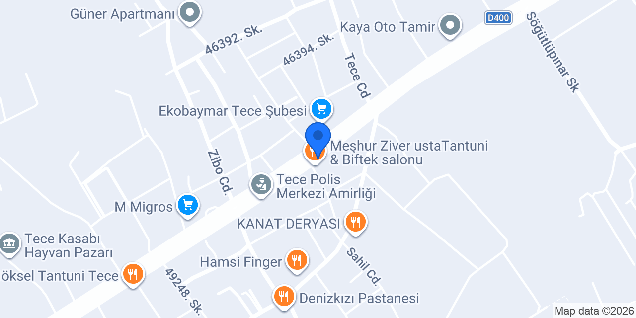 TECE OCKAR ELEKTRİK konumu