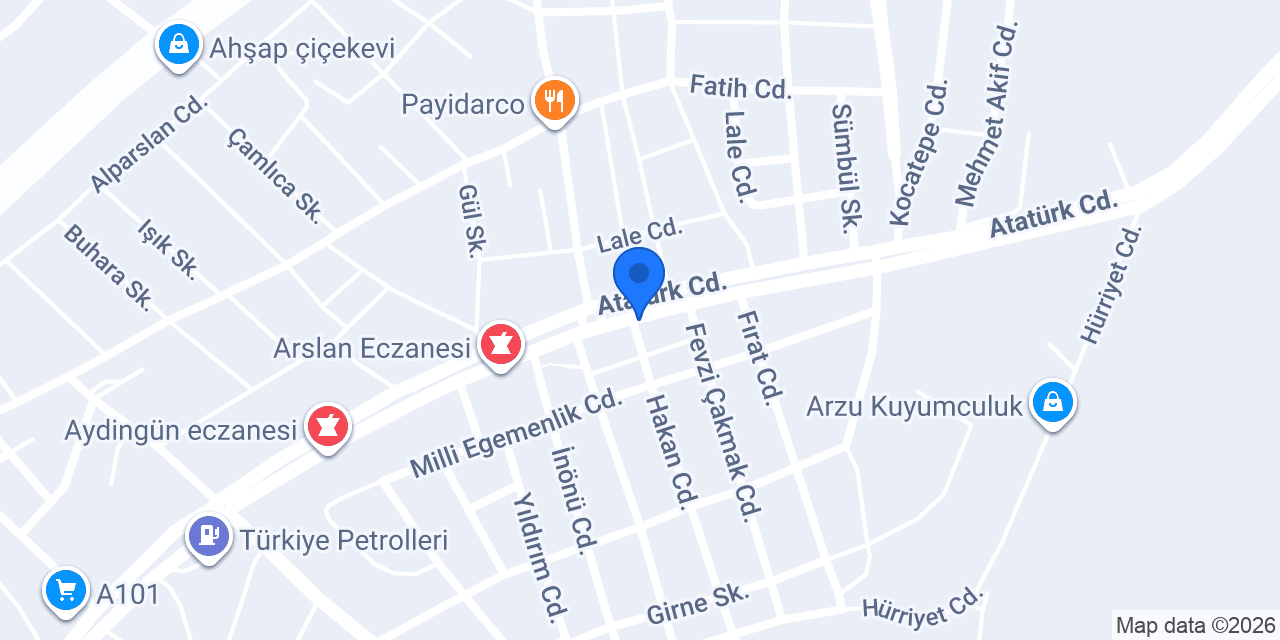 Kulaksızlar Gıda konumu
