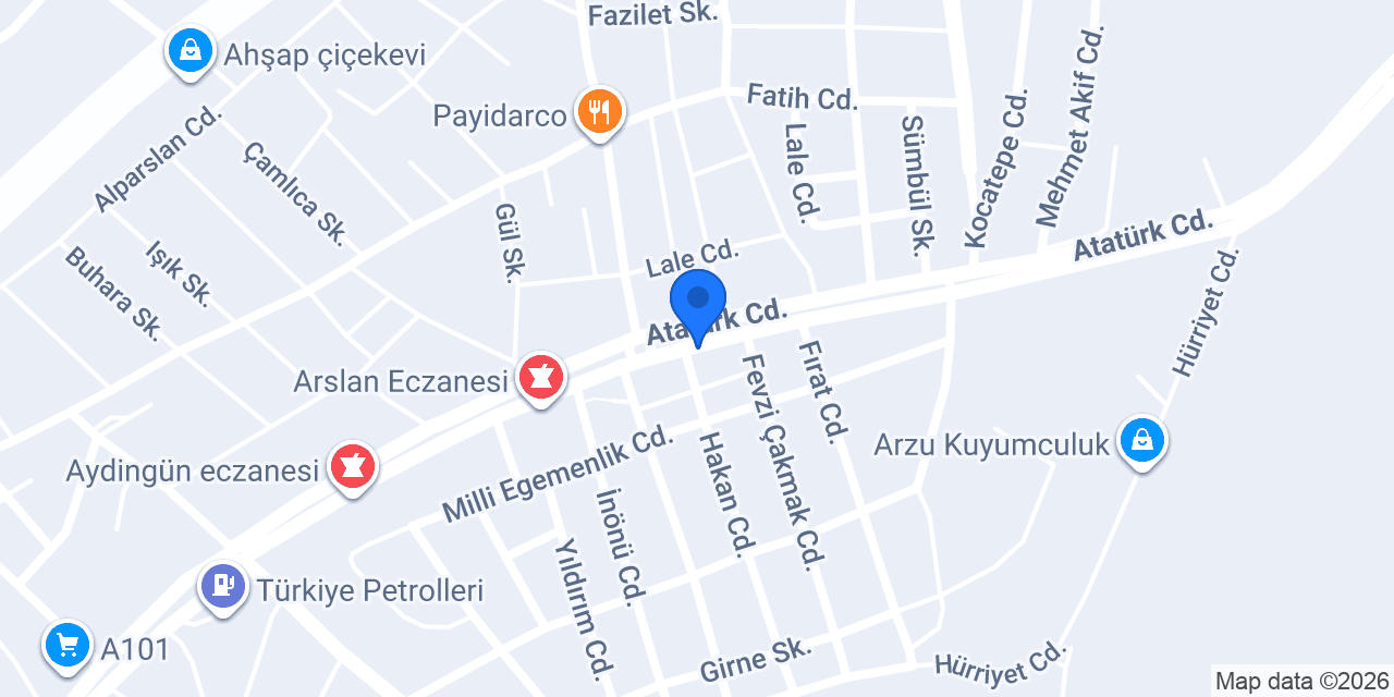 Aktepe Lavaş Döner konumu