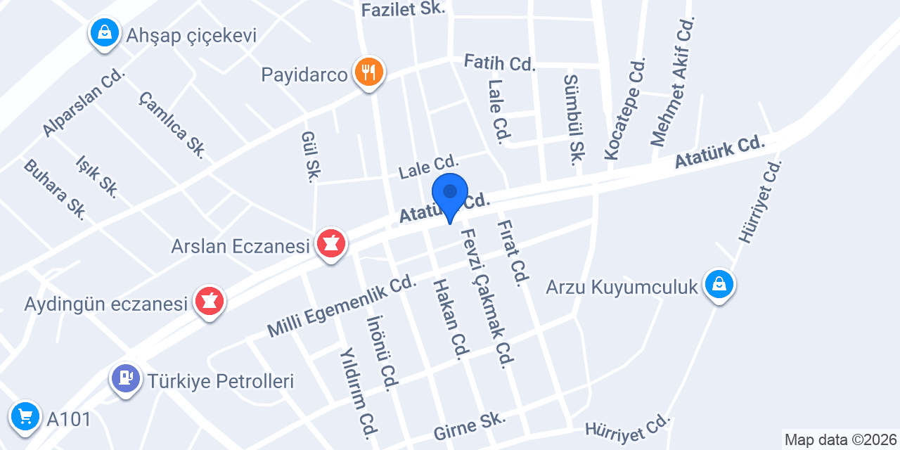 Söylemez Züccaciye konumu