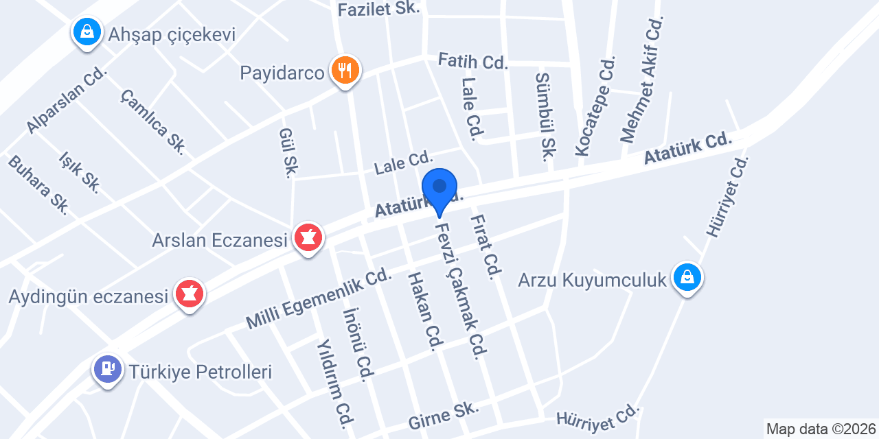 Şahin usta kebap salonu konumu