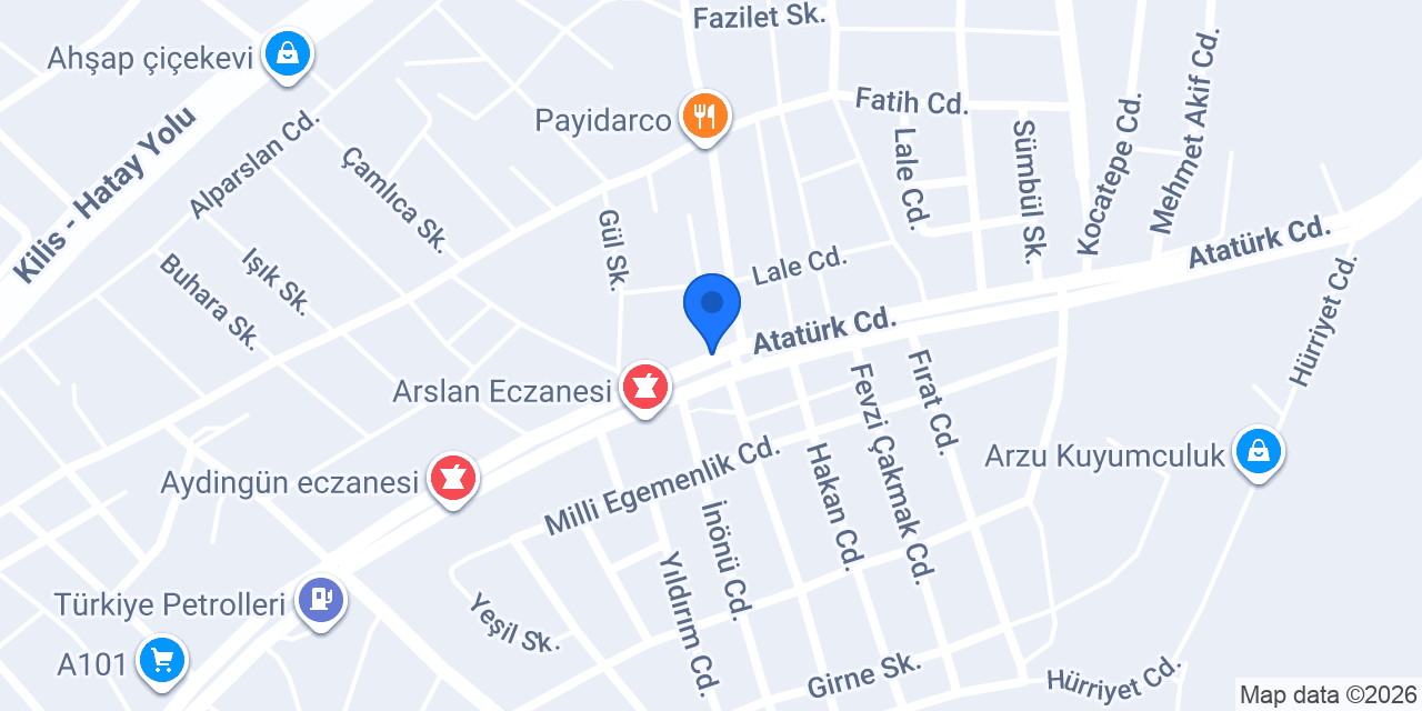 Nur Eczanesi konumu