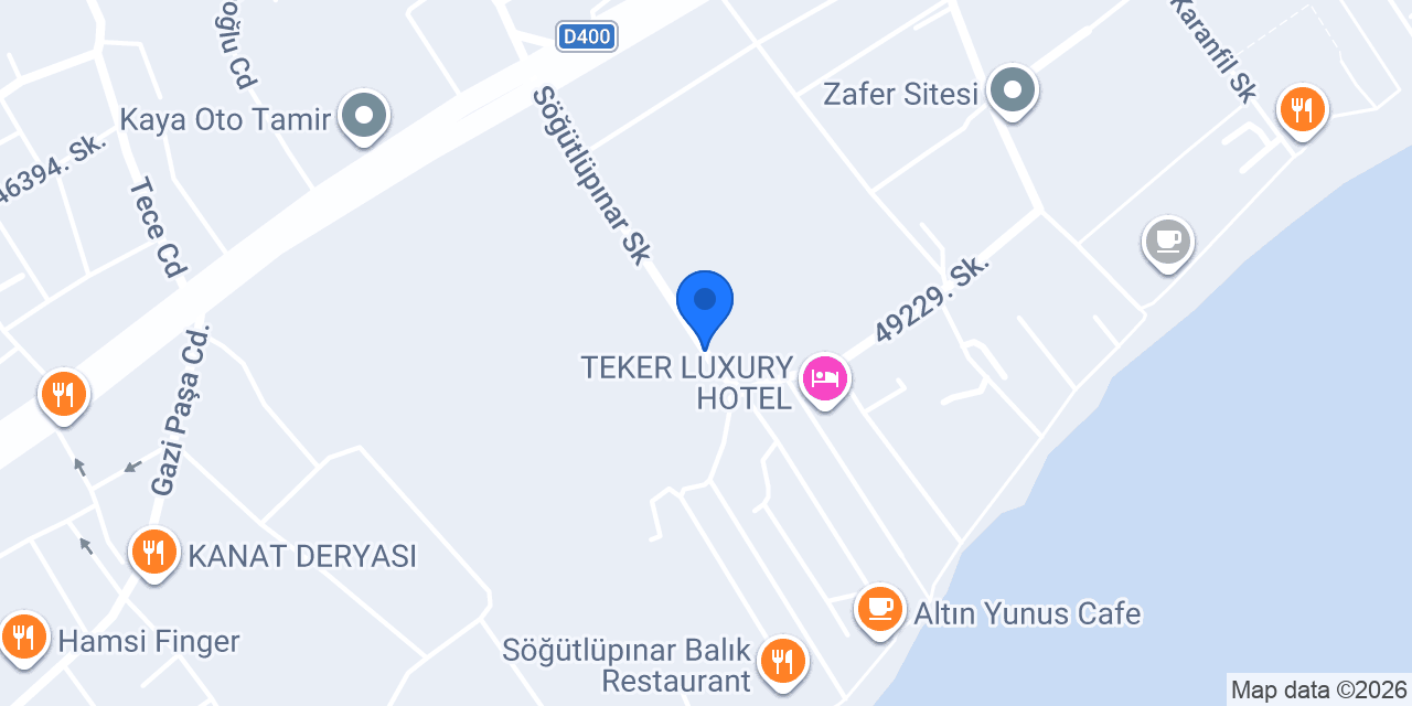 Tece Kampüs Taksi 7/24 konumu