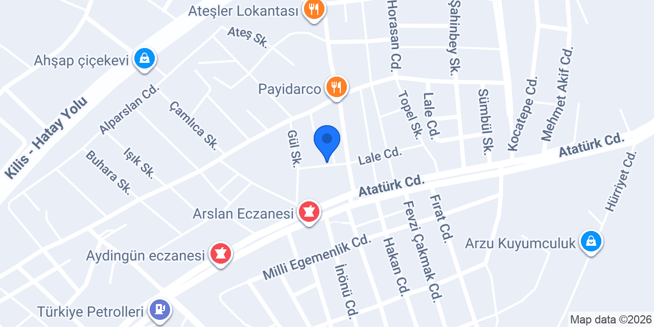 Şeker Mobilya konumu