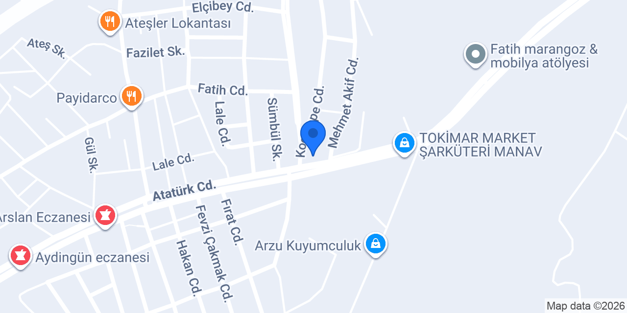 Güven hırdavat Yapı market konumu