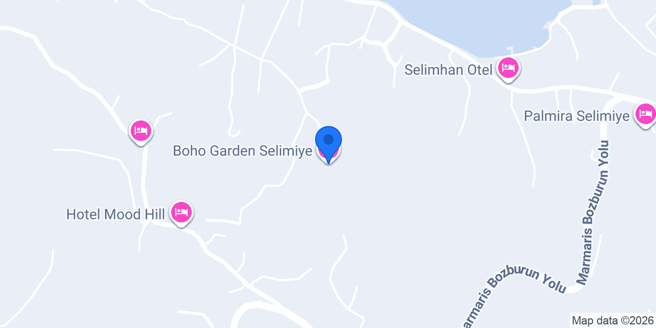 Boho Garden Selimiye konumu