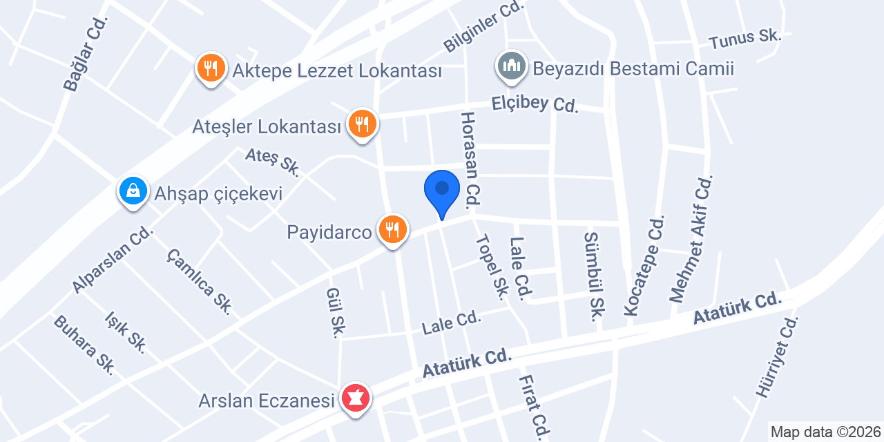 Aktepe 23 Nisan Anaokulu konumu