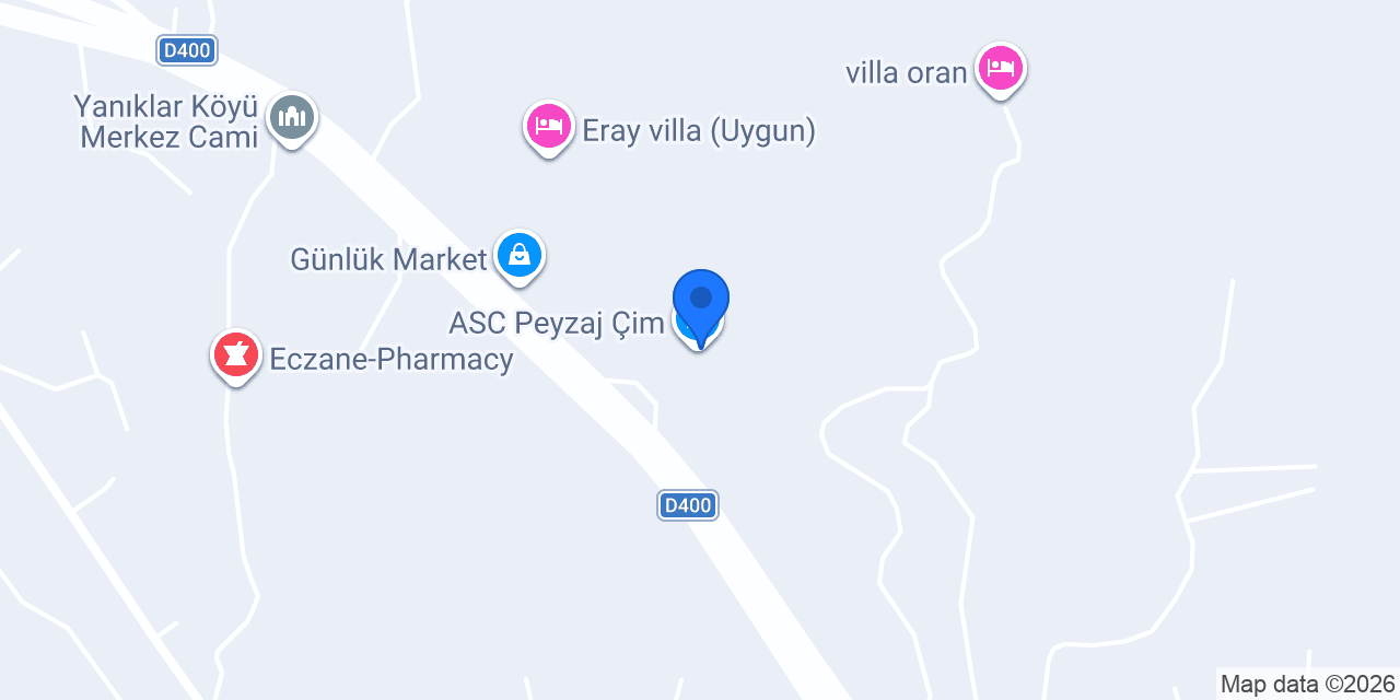 ASC Peyzaj Çim konumu