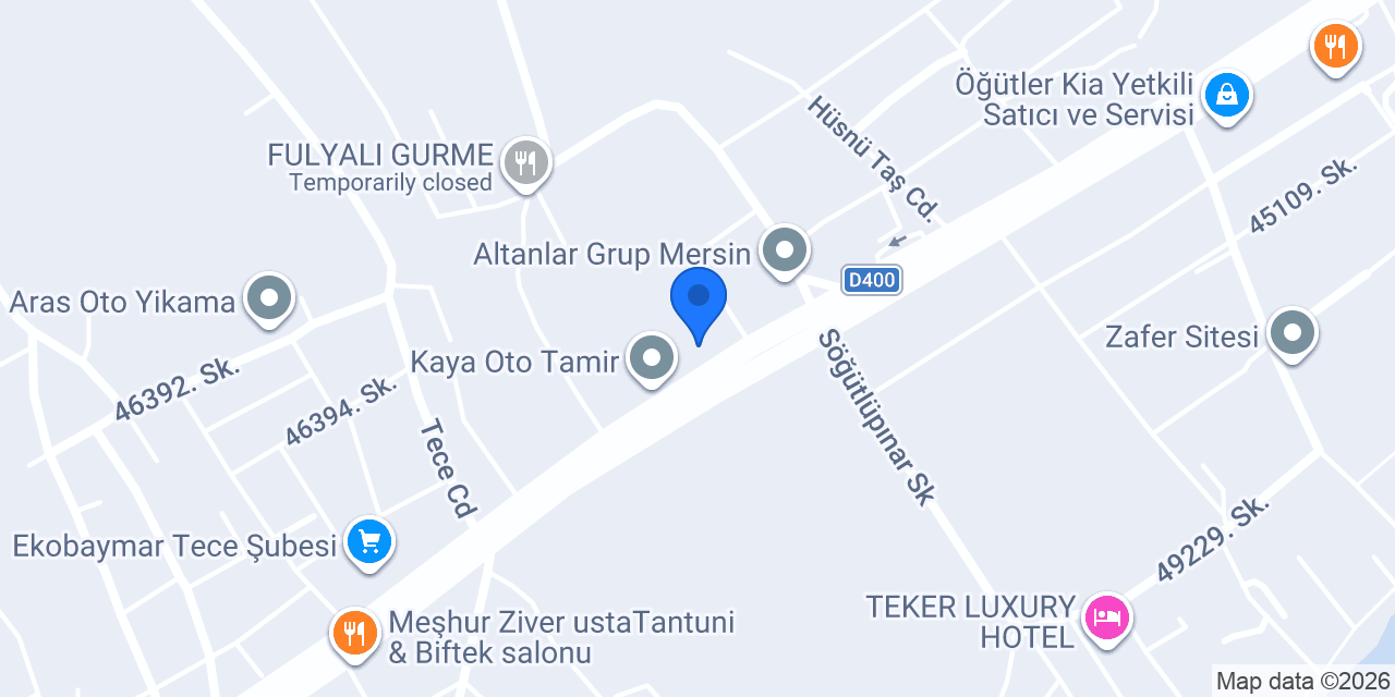Mavi Salaş Cafe konumu