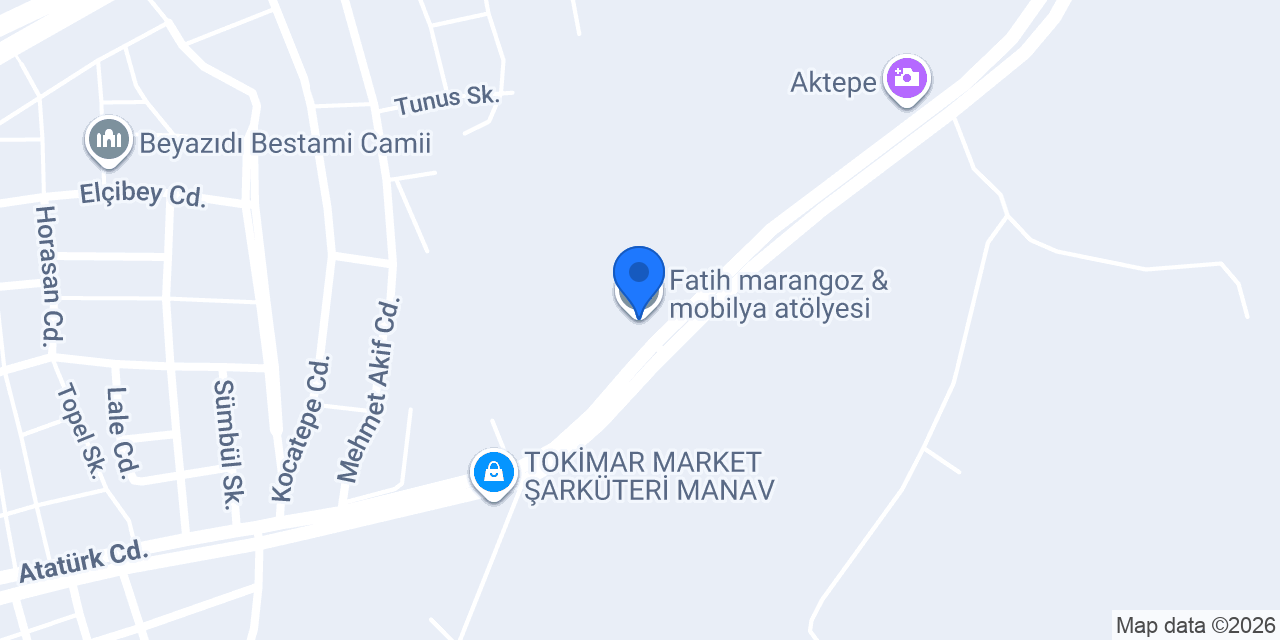 Fatih marangoz & mobilya atölyesi konumu
