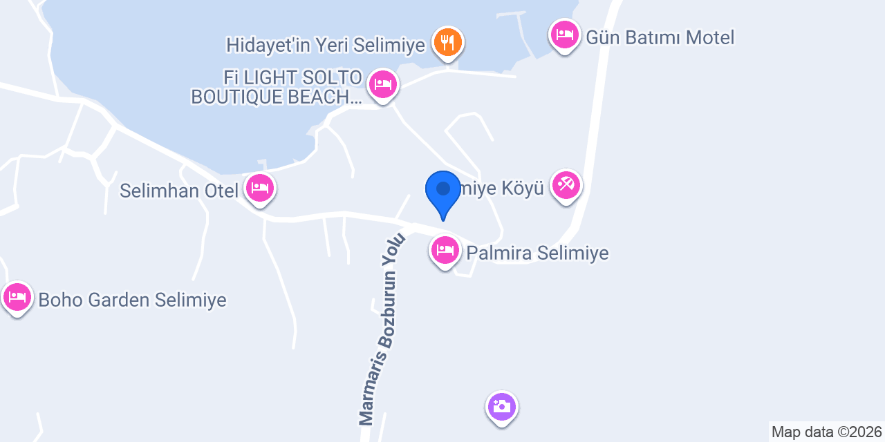 Palmiye tatil evi konumu