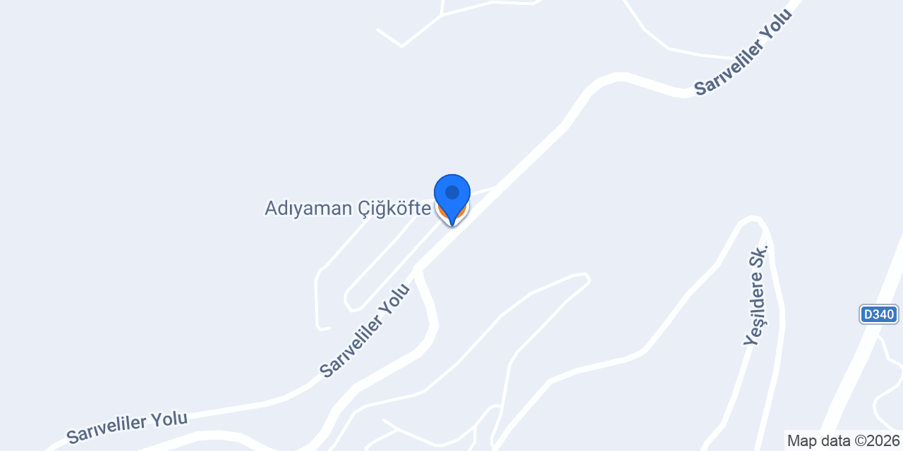 Adıyaman Çiğköfte konumu