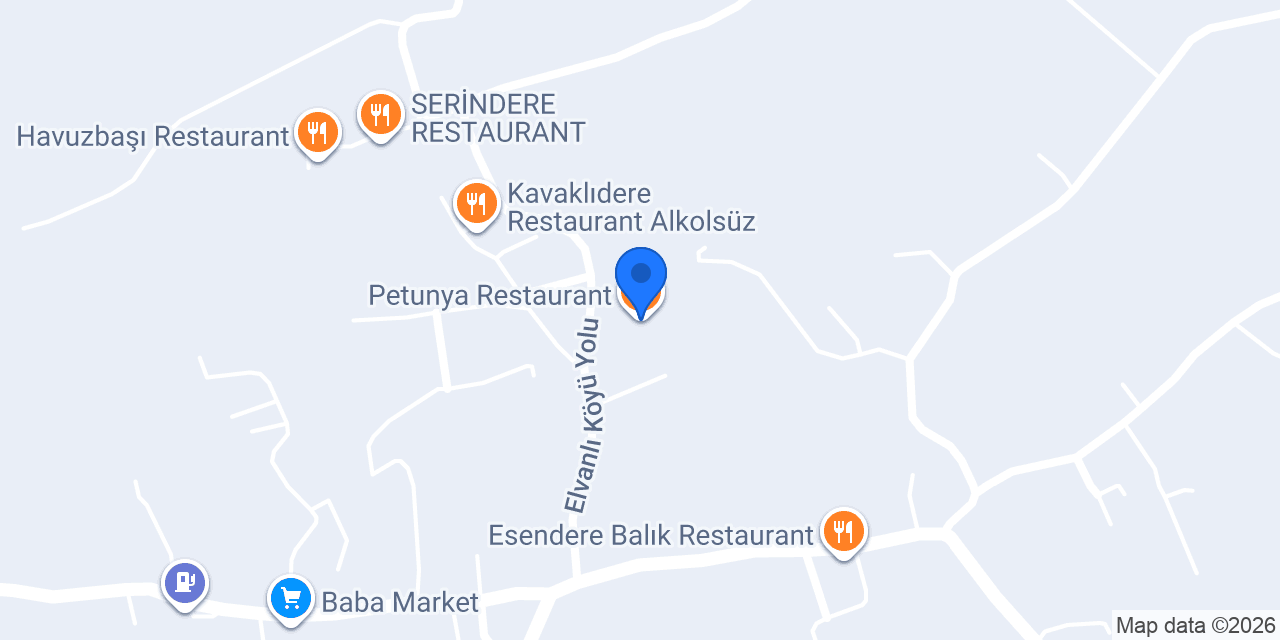 Petunya Restaurant konumu