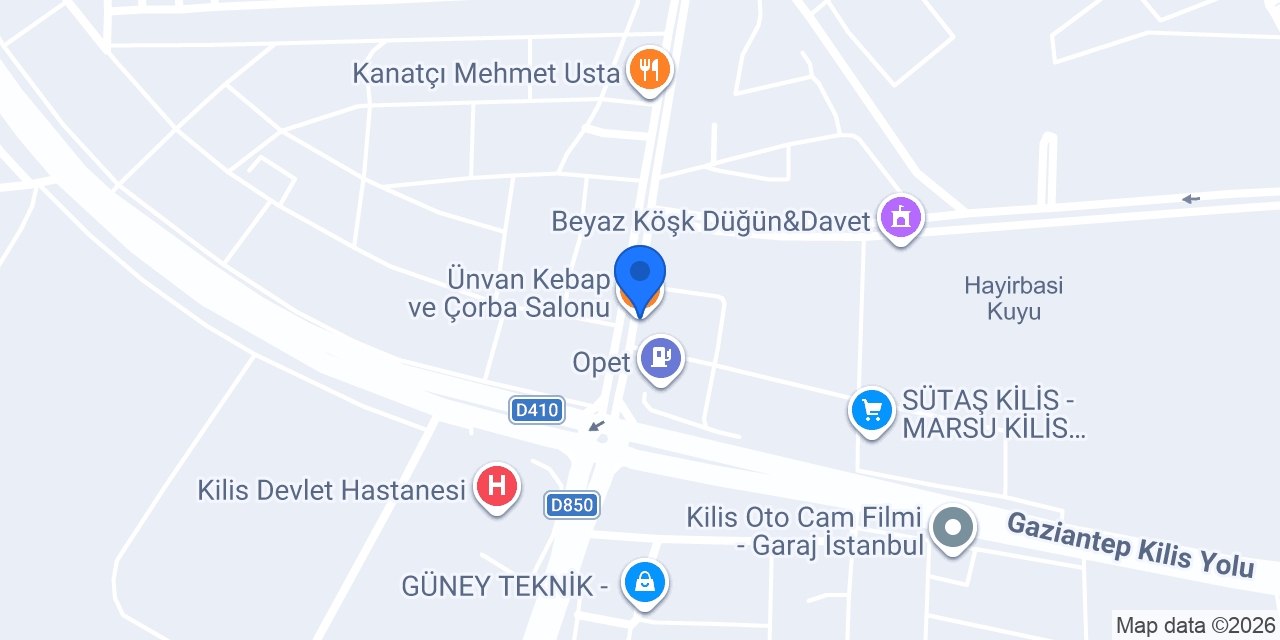 Ünvan Kebap ve Çorba Salonu konumu