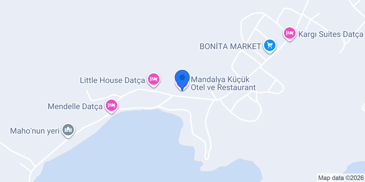 Mandalya Küçük Otel ve Restaurant konumu