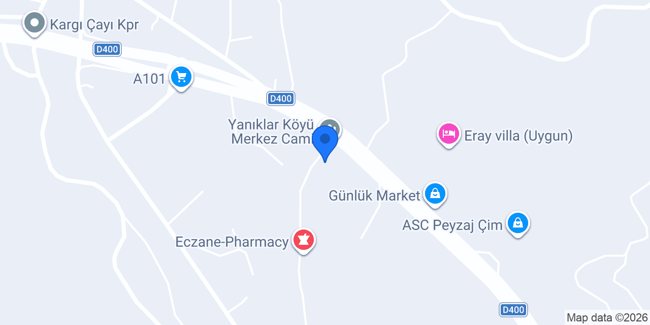 Yanıklar Aile Sağlığı Merkezi konumu