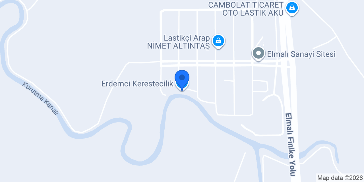 Erdemci Kerestecilik konumu