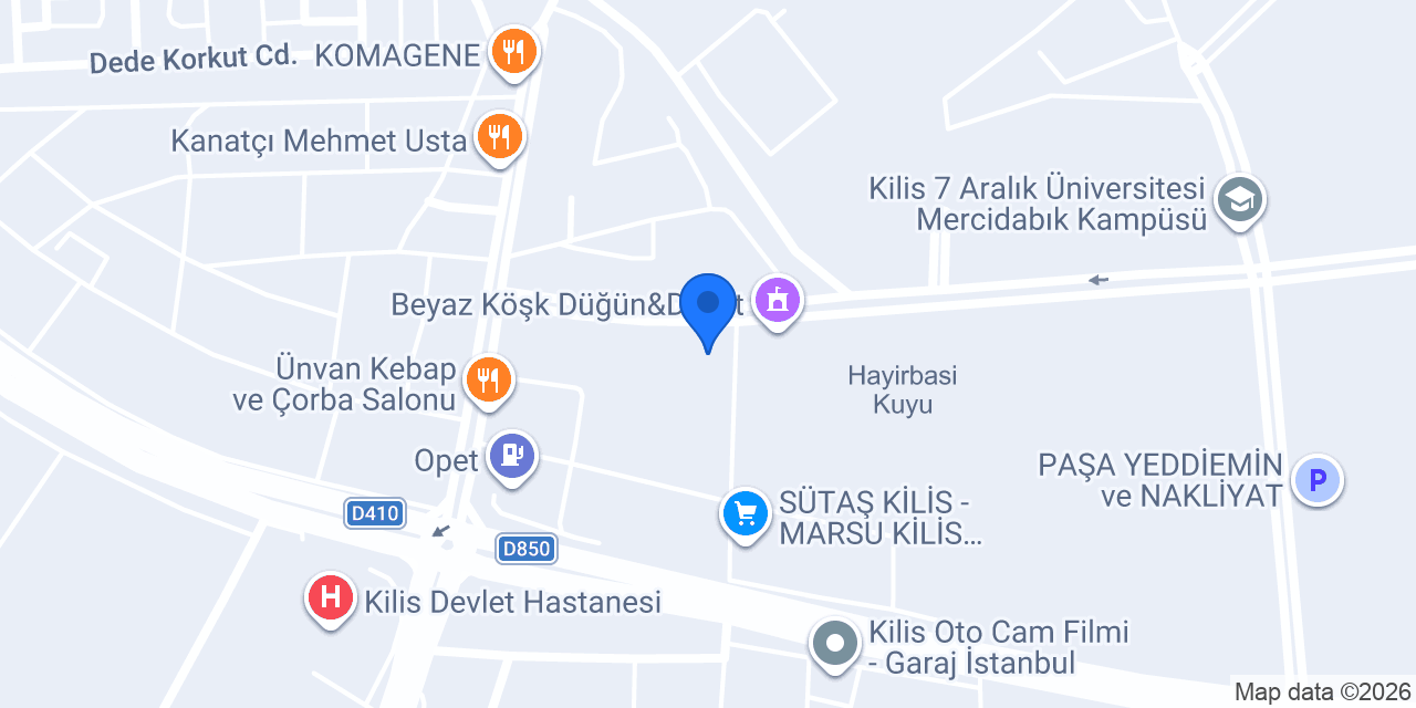 Hibera tekstil ve üniforma konumu
