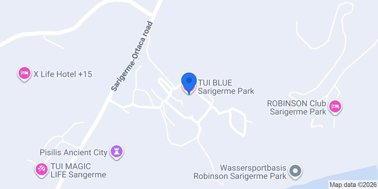 TUI BLUE Sarigerme Park konumu