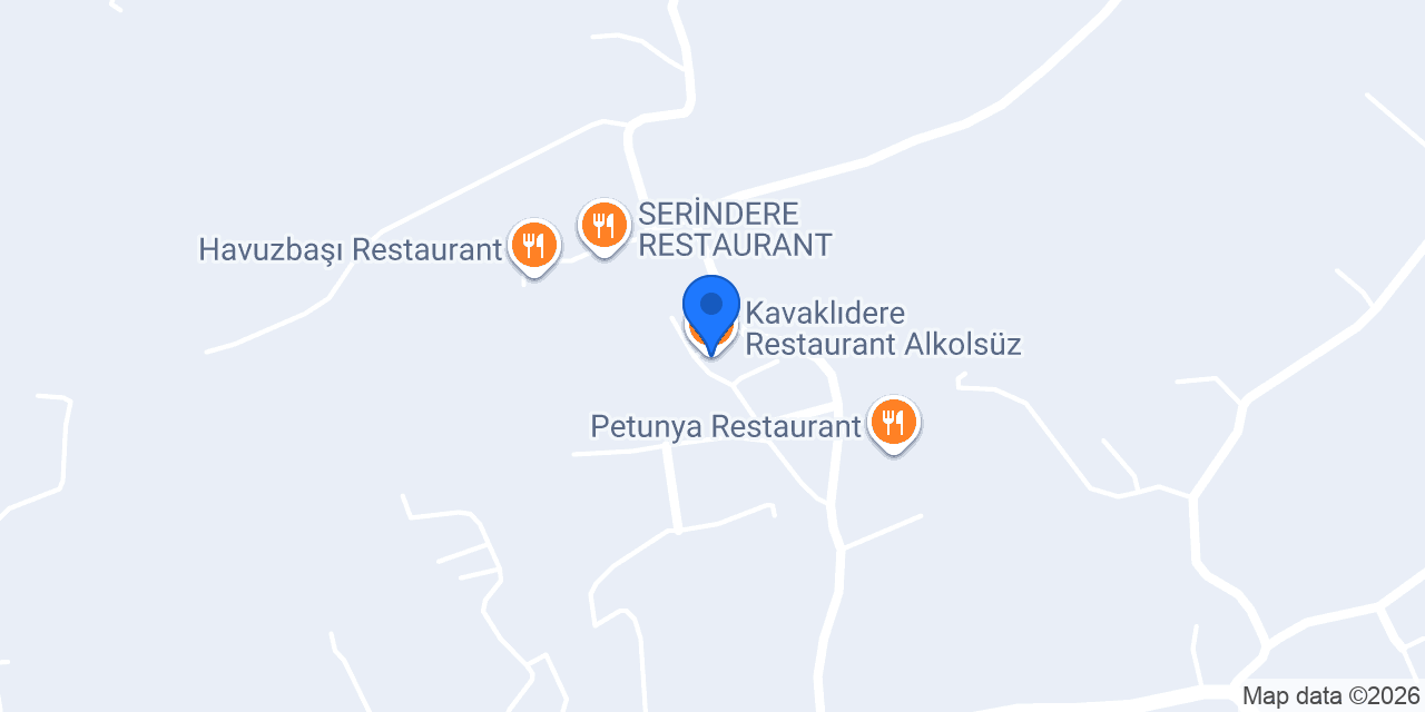 Kavaklıdere Restaurant Alkolsüz konumu