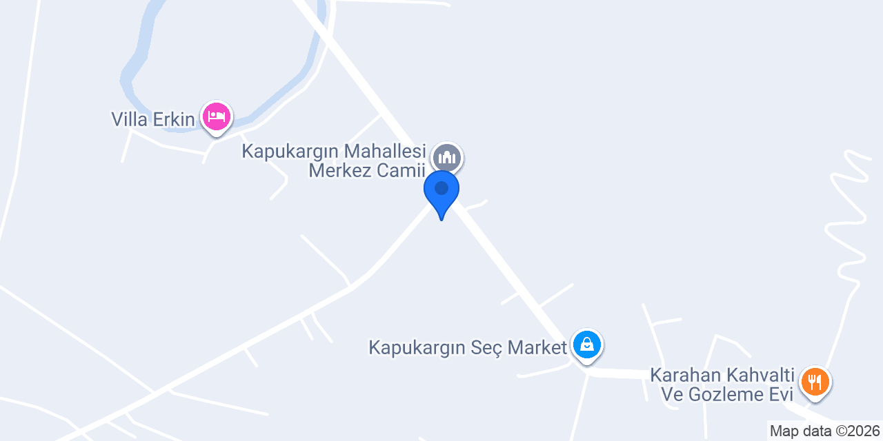 Kapukargın Köşem Market konumu