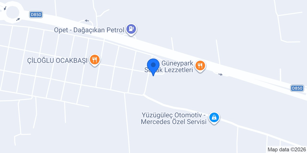 Ezgi Mobilya konumu