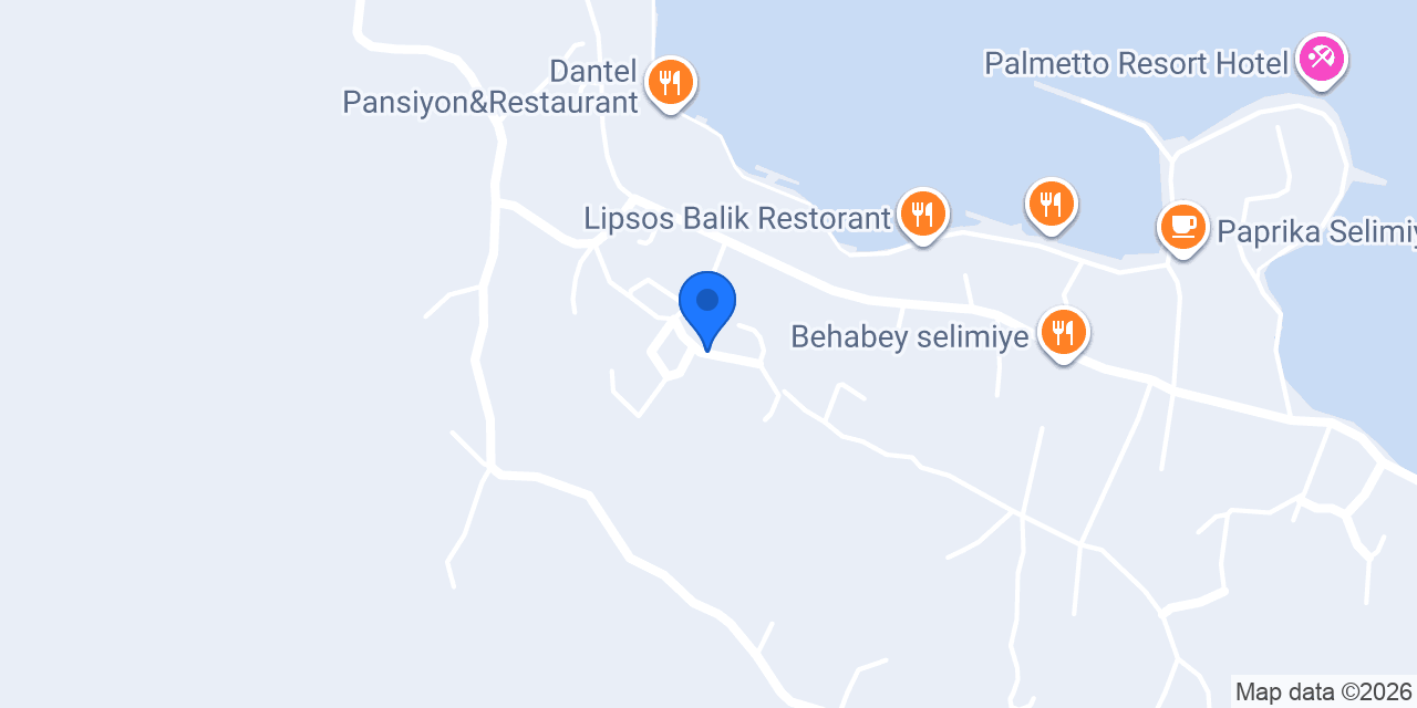 Mavi Deniz Konuk Evi konumu