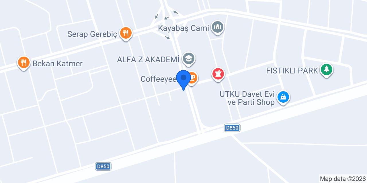 kuaför tekin konumu