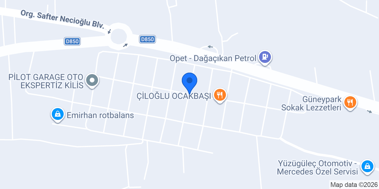 Kibar Oto konumu