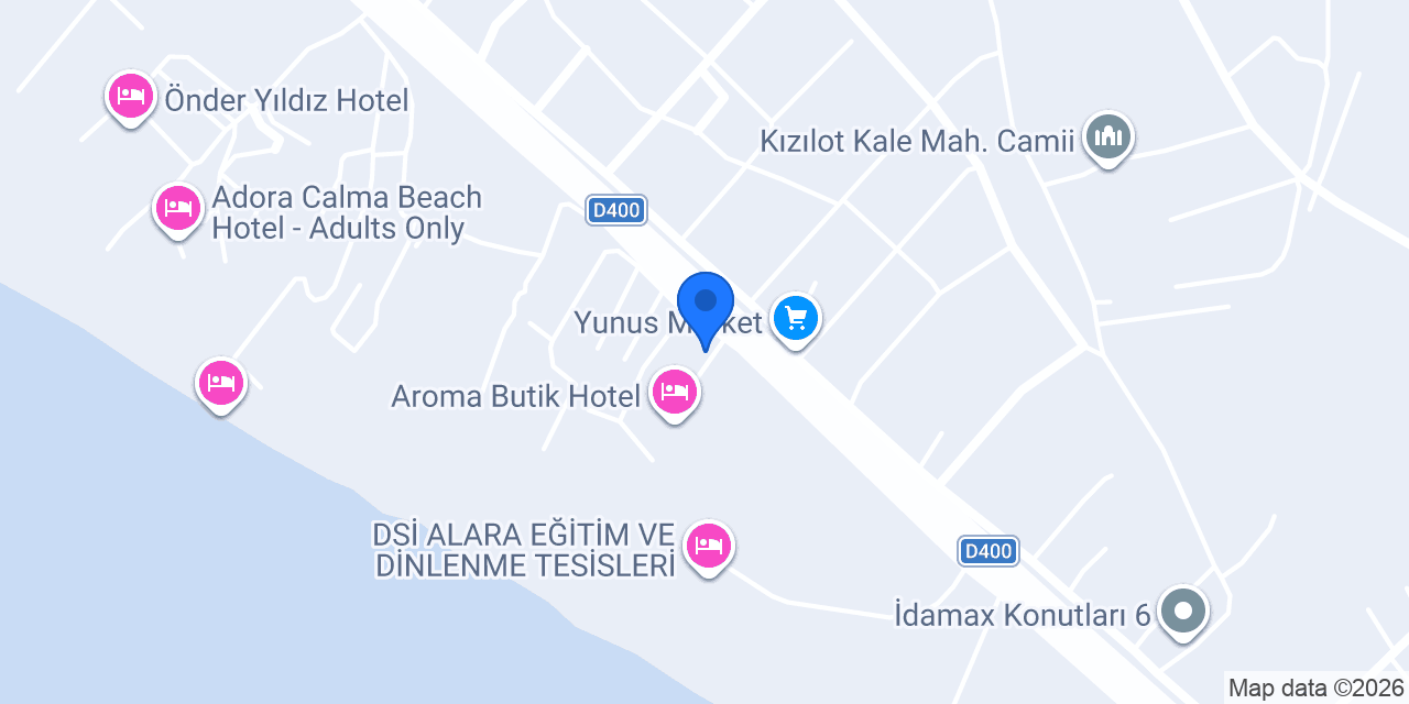 Özgür Pansiyon konumu