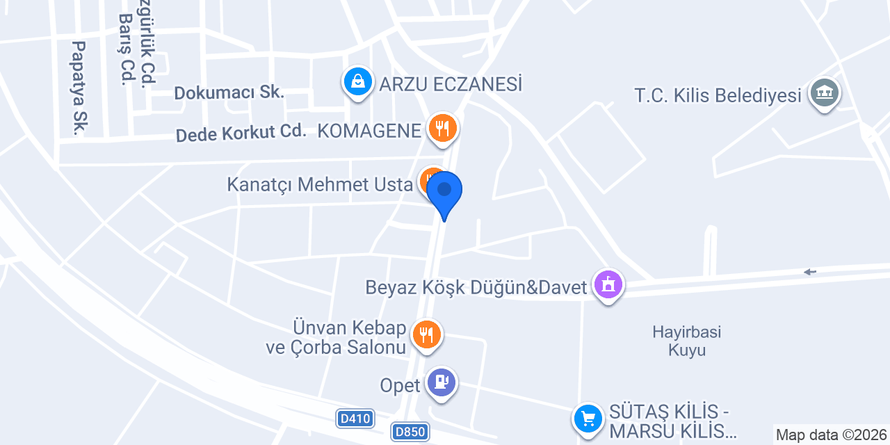 Sevgi Kebap konumu