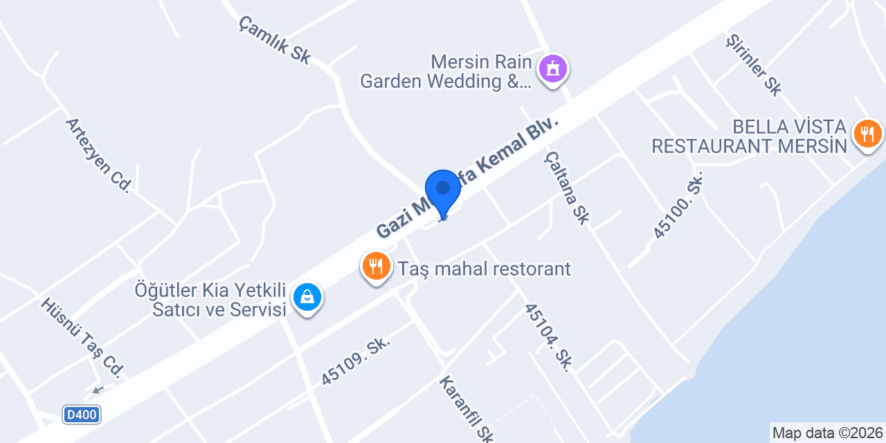 Tece İzol Restoran konumu