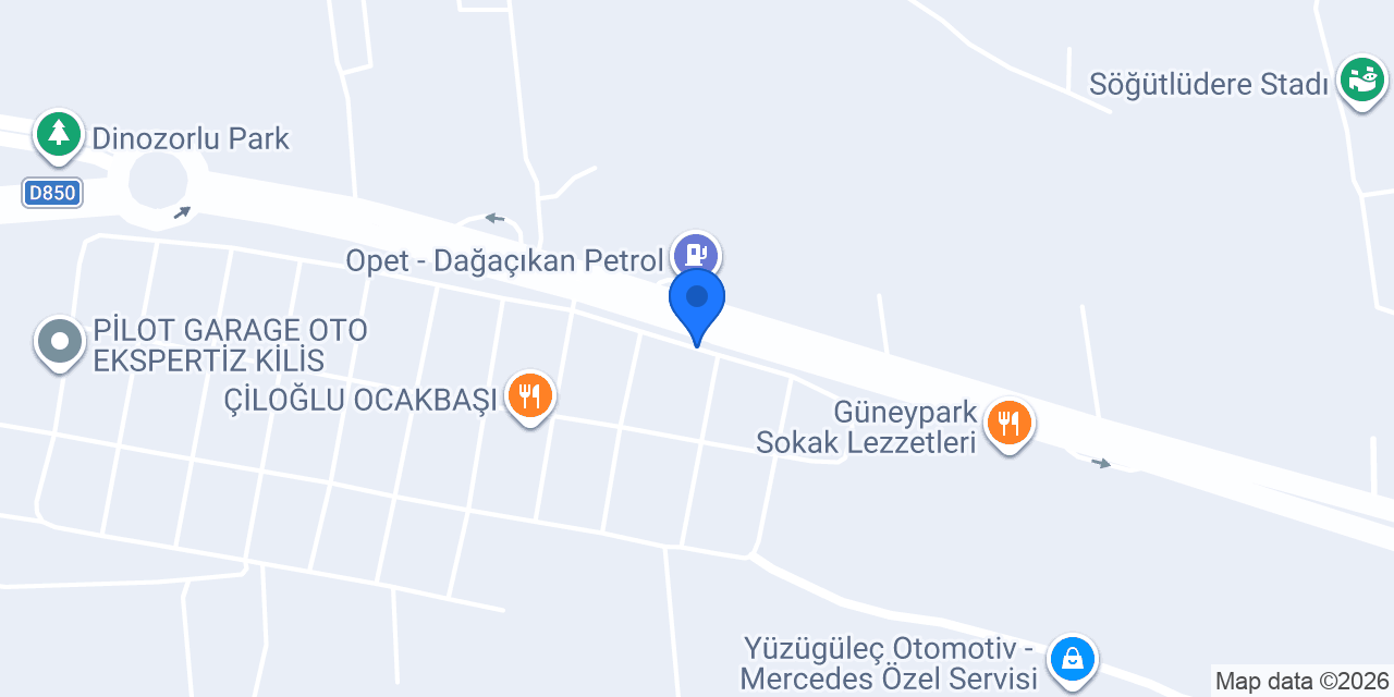Güngör Auto konumu