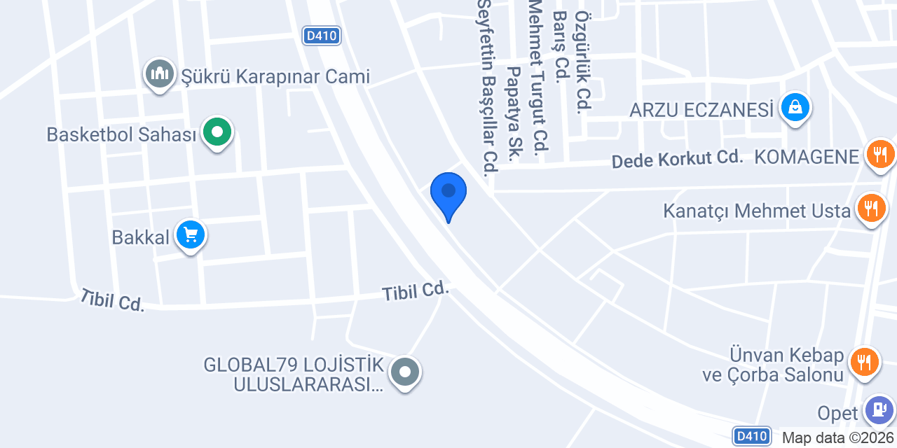 Özyıldız Lojistik konumu