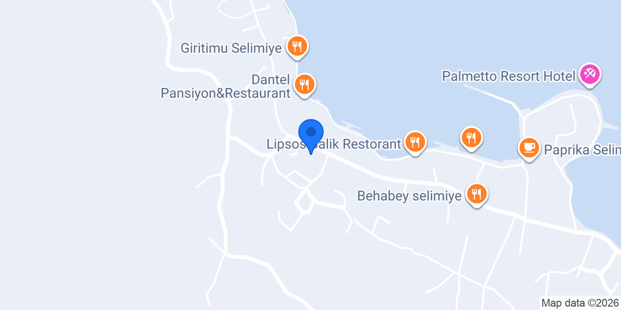 Pineloft Selimiye konumu