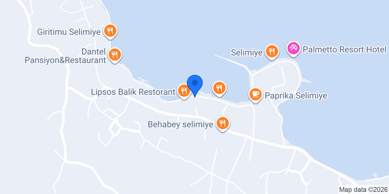 Voka Restaurant Selimiye konumu