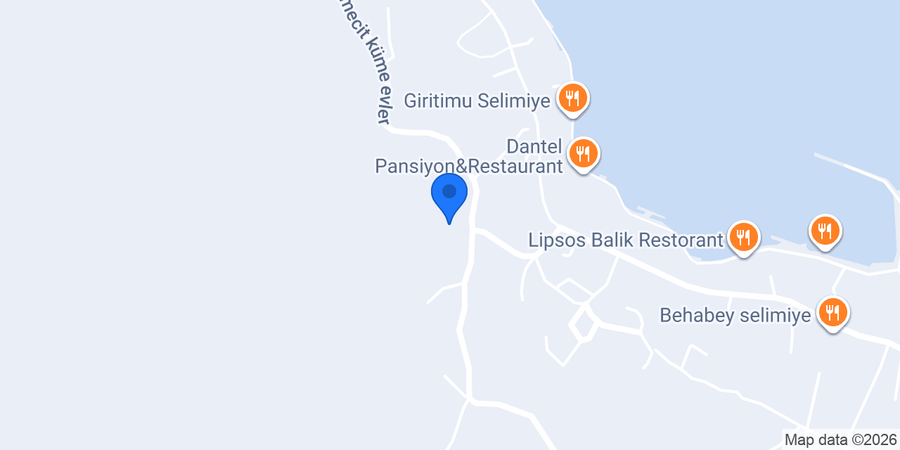 Rüya Teras Otel Selimiye konumu