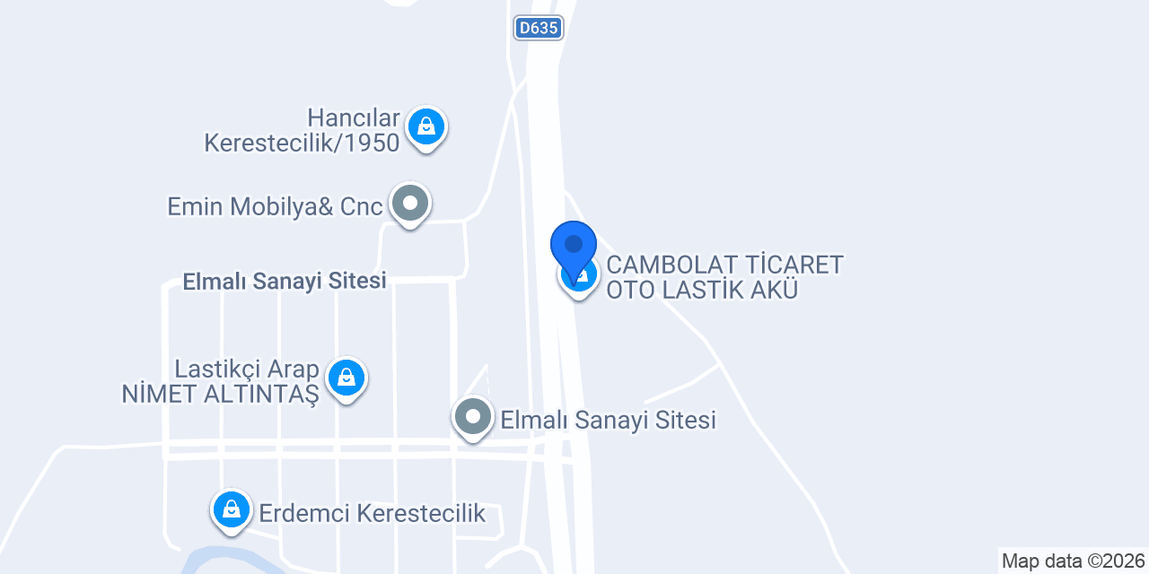 İşbir Yatak Elmalı konumu