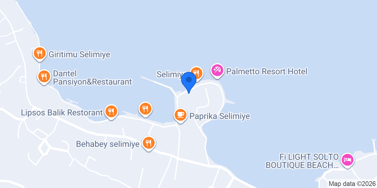 Taşdelen Otel Selimiye konumu